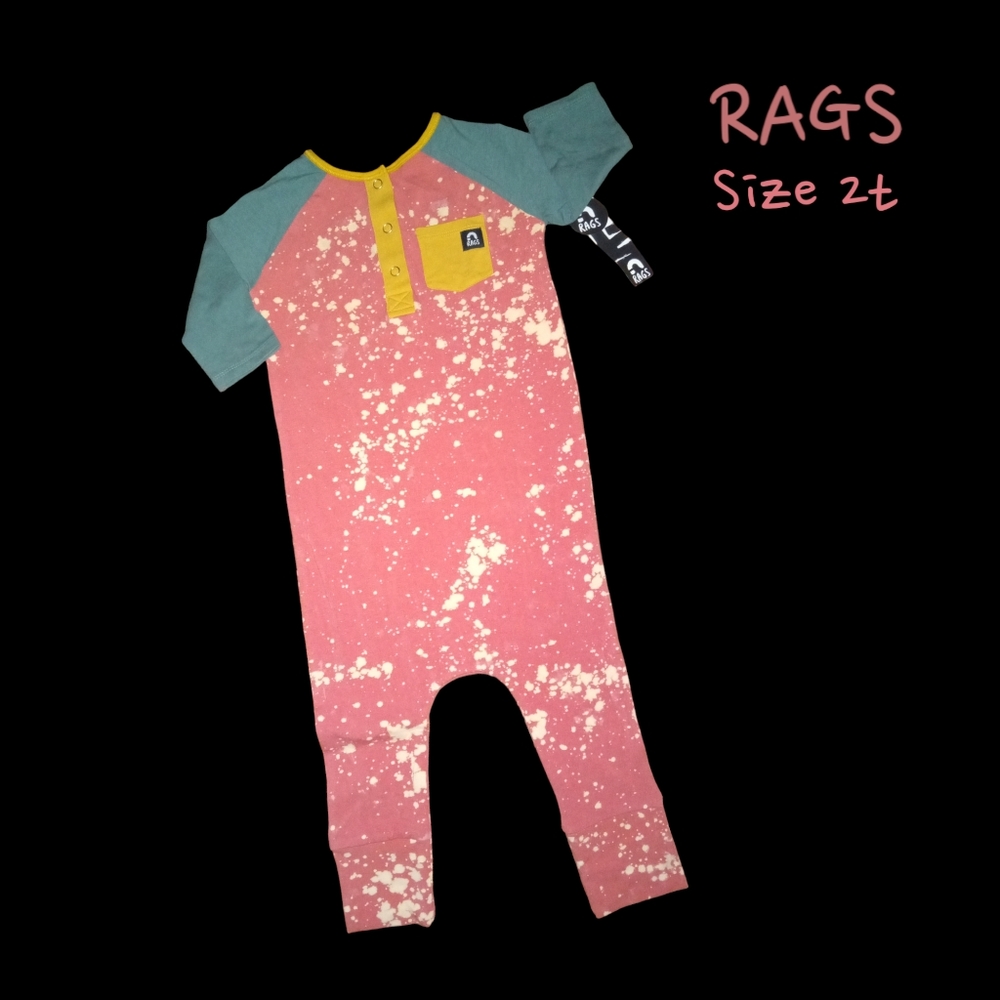Nwt 2t Rags romper - Picture 1 of 4